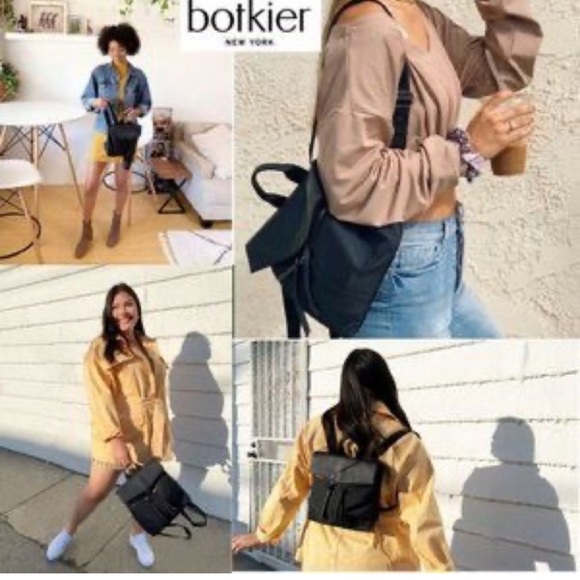 BOTKIER NEW YORK BLACK MINI BACKPACK - Picture 4 of 8